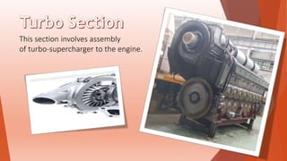 This section involves assembly
of turbo-supercharger to the engine.
 