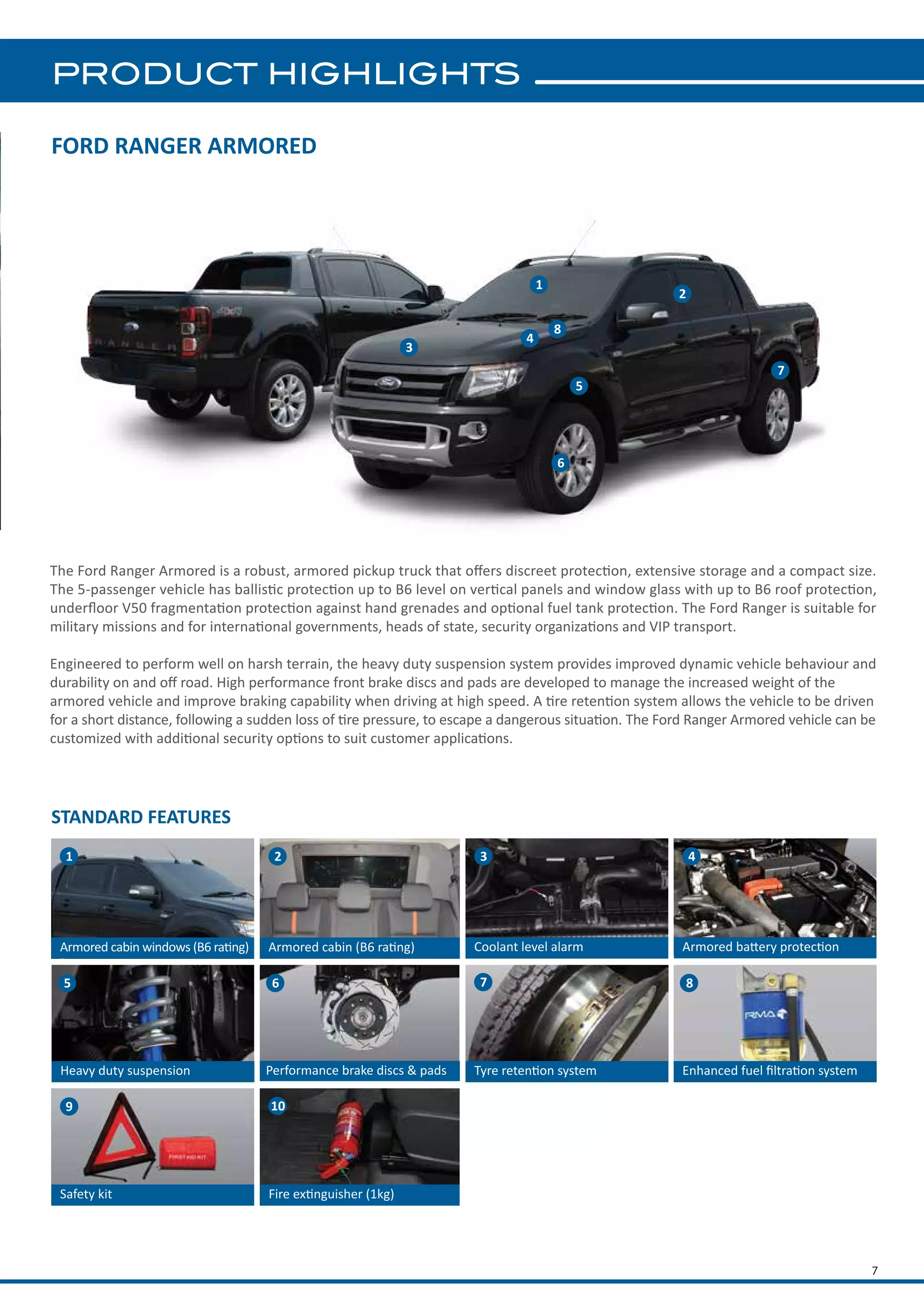 Ford Ranger Rear Security Security MOD Brochure-s16042015 | PDF