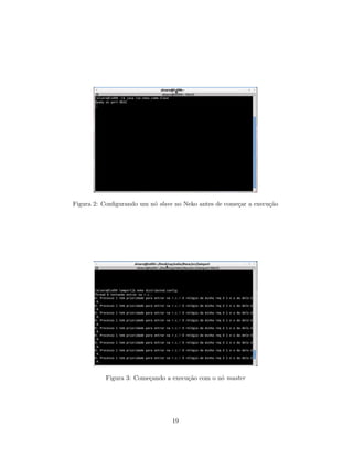 Figura 2: Conﬁgurando um n´o slave no Neko antes de come¸car a execu¸c˜ao
Figura 3: Come¸cando a execu¸c˜ao com o n´o master
19
 