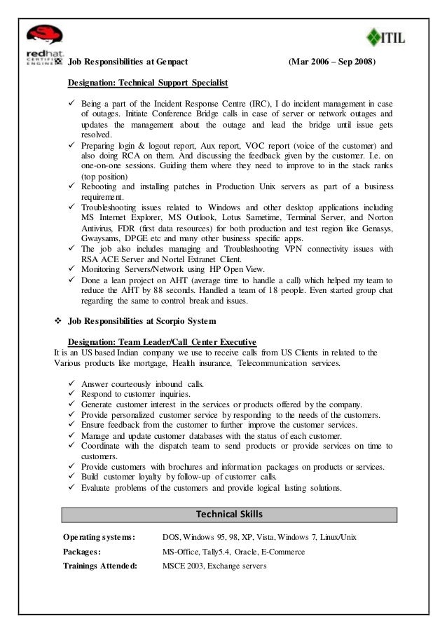 san resume 5