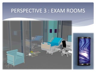 PERSPECTIVE	
  3	
  :	
  EXAM	
  ROOMS	
  
 