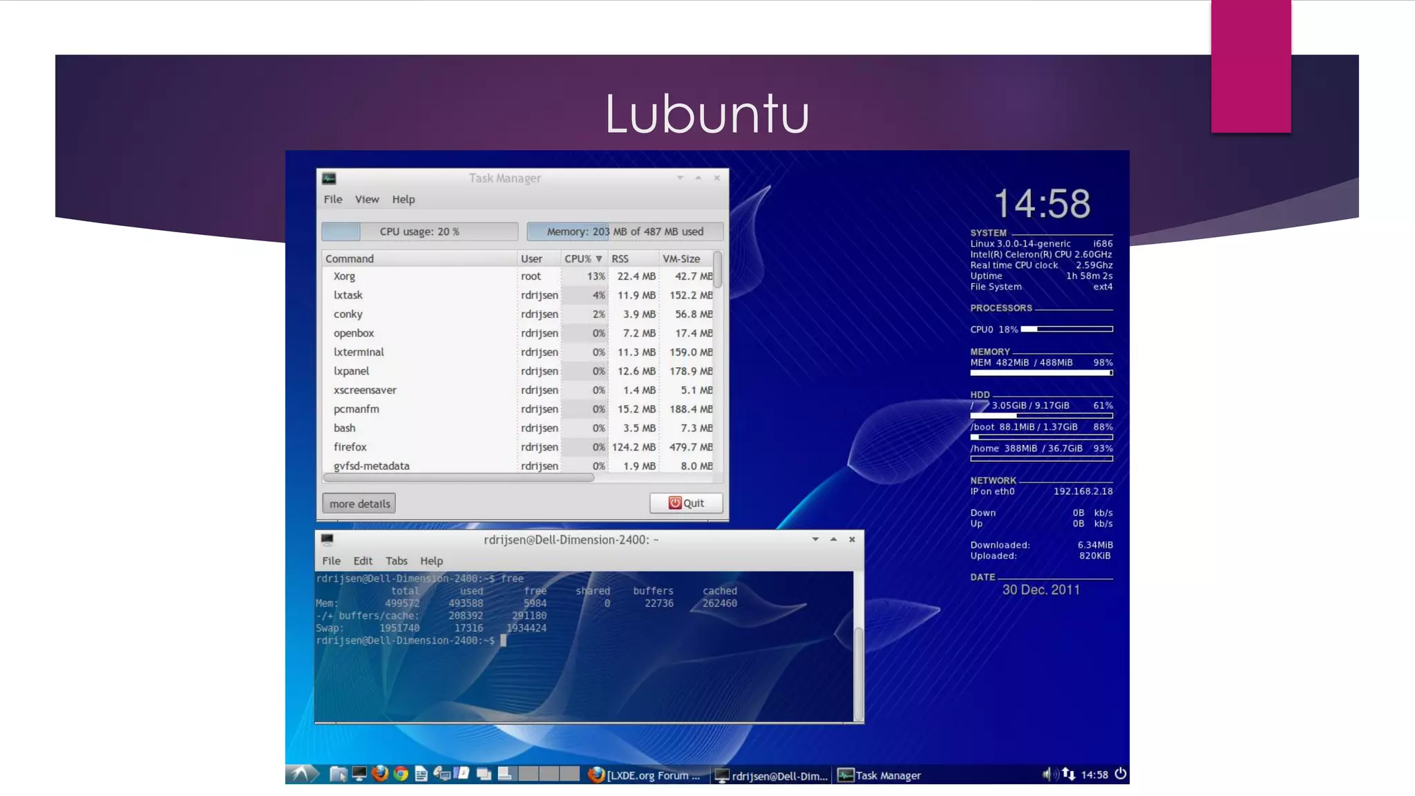Lubuntu
 