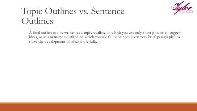 us 101 topic sentence and informal outline Outline for english 092 use topic sentences, develop ideas, and organize supporting evidence in an essay meant to prepare students for taking english 101 . us 101 topic sentence and informal outline Outline for english 092 use topic sentences, develop ideas, and organize supporting evidence in an essay meant to prepare students for taking english 101 .