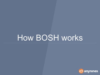 How BOSH works
 