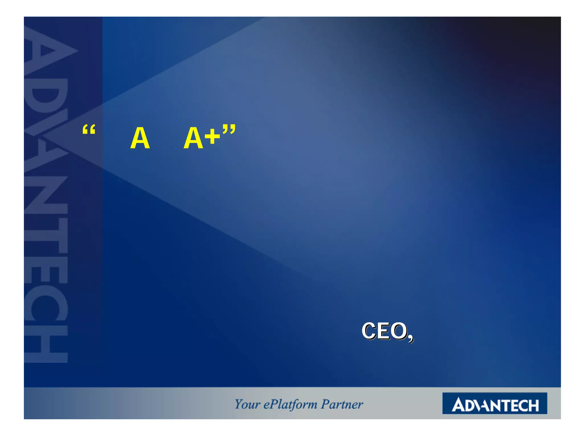 “±qA¨ì A+”¦b¬ãµØªºÅé·|»P¹ê½î



                 ¬ãµØ¬ì§Þ
                 ¬ãµØ¬ì§Þ
                 CEO, ¼B§J®¶
 