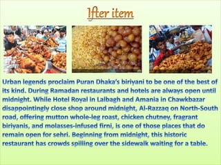 Street Food Presentation By Rimon Rayhan | PPTX