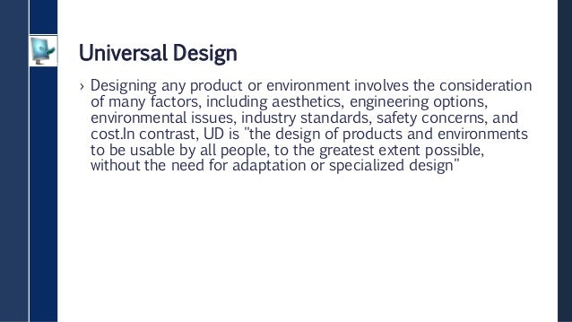 universal design principle