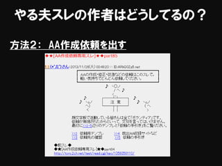 やる夫スレの作者はどうしてるの？
方法２： AA作成依頼を出す
 