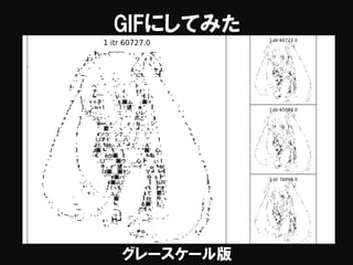 GIFにしてみた
グレースケール版
 