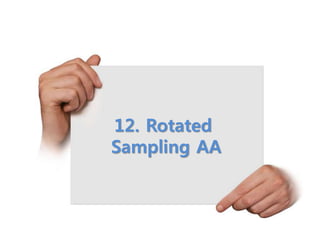 12. Rotated
Sampling AA
 