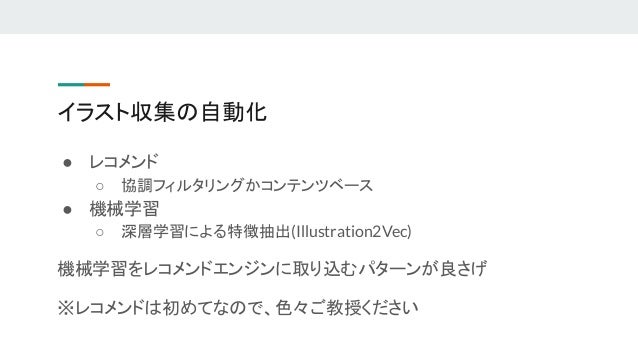Snsにおける 二次元イラスト閲覧の自動化 Snsにおける 二次元イラスト閲覧の自動化