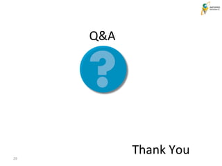29
Q&A
Thank You
 