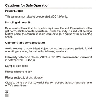 Avtron Dome CCTV Camera Aa 4503-fs-manual