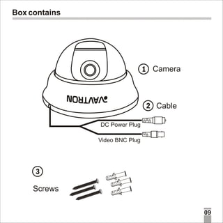 Avtron Dome CCTV Camera Aa 4503-fs-manual