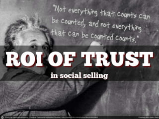 The ROI of Trust in Social Selling Slide 1