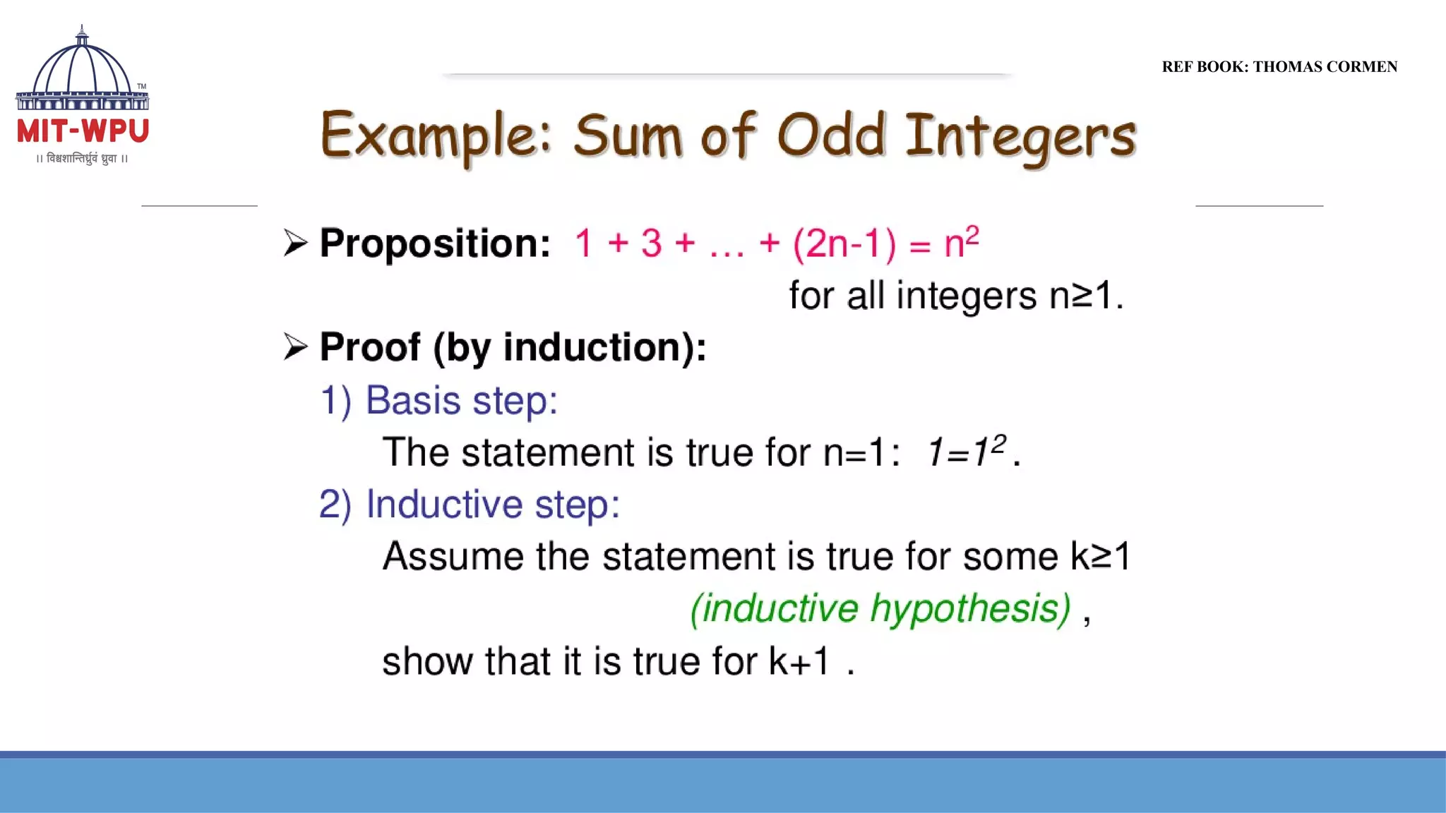 REF BOOK: THOMAS CORMEN
 