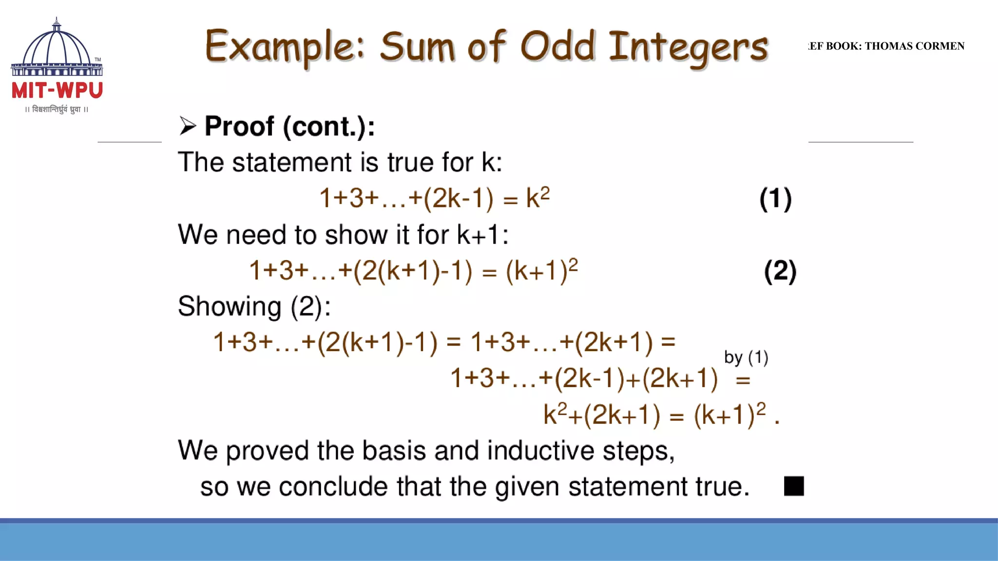 REF BOOK: THOMAS CORMEN
 