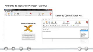 Ambiente de abertura do Concept Tutor Plus



                                             Editor do Concept Tutor Plus
 
