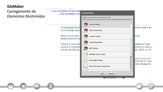 GloMaker
Carregamento de
Elementos Multimédia
 