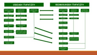 ΟΙΚΙΑΚΗ ΠΑΡΑΓΩΓΗ ΒΙΟΜΗΧΑΝΙΚΗ ΠΑΡΑΓΩΓΗ
 
