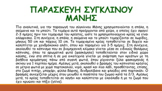 ΠΑΡΑΣΚΕΥΗ ΣΥΓΚΛΙΝΟΥ
ΜΑΝΗΣ
Πιο αναλυτικά, για την παραγωγή του σύγκλινου Μάνης χρησιμοποιούνται η σπάλα, η
σούμαινα και το μπούτι. Τα τεμάχια αυτά προέρχονται από χοίρο, ο οποίος έχει σφαγεί
2-3 ημέρες πριν τον τεμαχισμό του κρέατος, ώστε το χρησιμοποιούμενο κρέας να είναι
ολόφρεσκο. Στη συνέχεια, η σπάλα, η σούμαινα και το μπούτι τεμαχίζονται σε λωρίδες,
μήκους 50 cm και πάχους 10 cm. Το τεμαχισμένο κρέας τοποθετείται σε δοχείο και
καλύπτεται με χονδρόκοκκο αλάτι, όπου και παραμένει για 3-5 ημέρες. Στη συνέχεια,
ακολουθεί το κάπνισμα που σε βιομηχανική κλίμακα γίνεται μέσα σε ειδικούς θαλάμους
κάπνισης, όπου τα αρωματικά φυτά (φασκόμηλο) τοποθετούνται στον ειδικό χώρο
καύσης, ενώ στα σπίτια ή σε μια οικοτεχνία γίνεται με ανάρτηση των κρεάτων με τη
βοήθεια κρεμάστρας πάνω από σιγανή φωτιά, όπου ρίχνονται ξύλα φασκομηλιάς ή
σκίνου για 1 περίπου ημέρα. Αμέσως μετά, ακολουθεί ο βρασμός του καπνιστού κρέατος
σε μέτρια φωτιά με χυμό πορτοκαλιού, νερό, κρασί και λίγο λάδι, προσθέτοντας, επίσης,
στο ζωμό πιπέρι, μπαχάρι, φύλλα δάφνης, δενδρολίβανο και φλούδες από πορτοκάλι. Ο
βρασμός συνεχίζεται μέχρις ότου μειωθεί η ποσότητα του ζωμού κατά τα 2/3. Αμέσως
μετά, το κρέας τοποθετείται σε λαγήνι και καλύπτεται με ελαιόλαδο ή με το ζωμό που
έχει κρυώσει και πήξει (γλίνα).
 