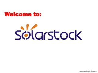 Welcome to:
www.solarstock.com
 