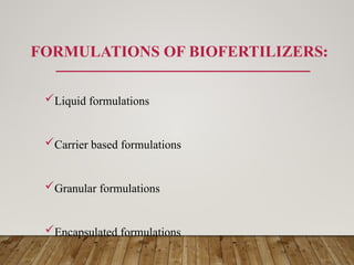 AA 1168 formulation of biofertilizers N.pptx