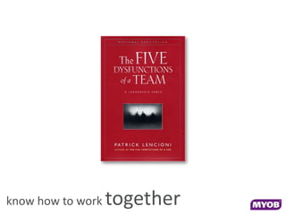 know how to work   together
 