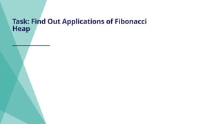 Task: Find Out Applications of Fibonacci
Heap
 
