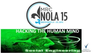 Overall Sponsor
HACKING THE HUMAN MIND
 