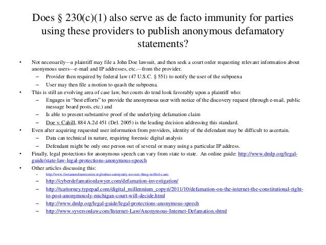 Online defamation cases picture