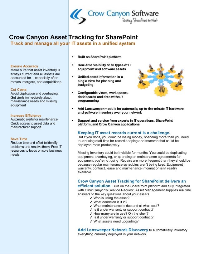 Crow Canyon Data Sheet