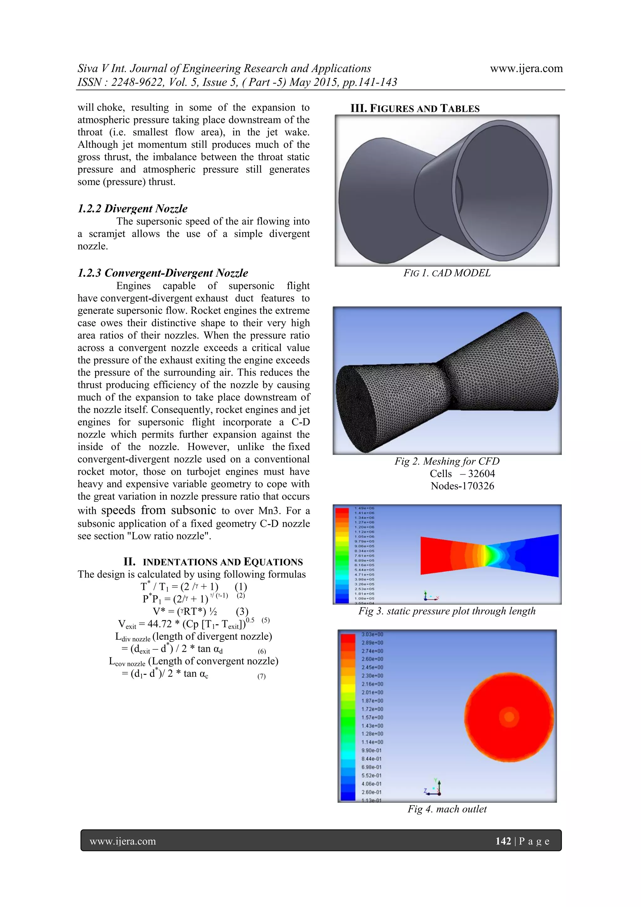 Fluid Structure Interaction Based Investigation of Convergent-Divergent ...