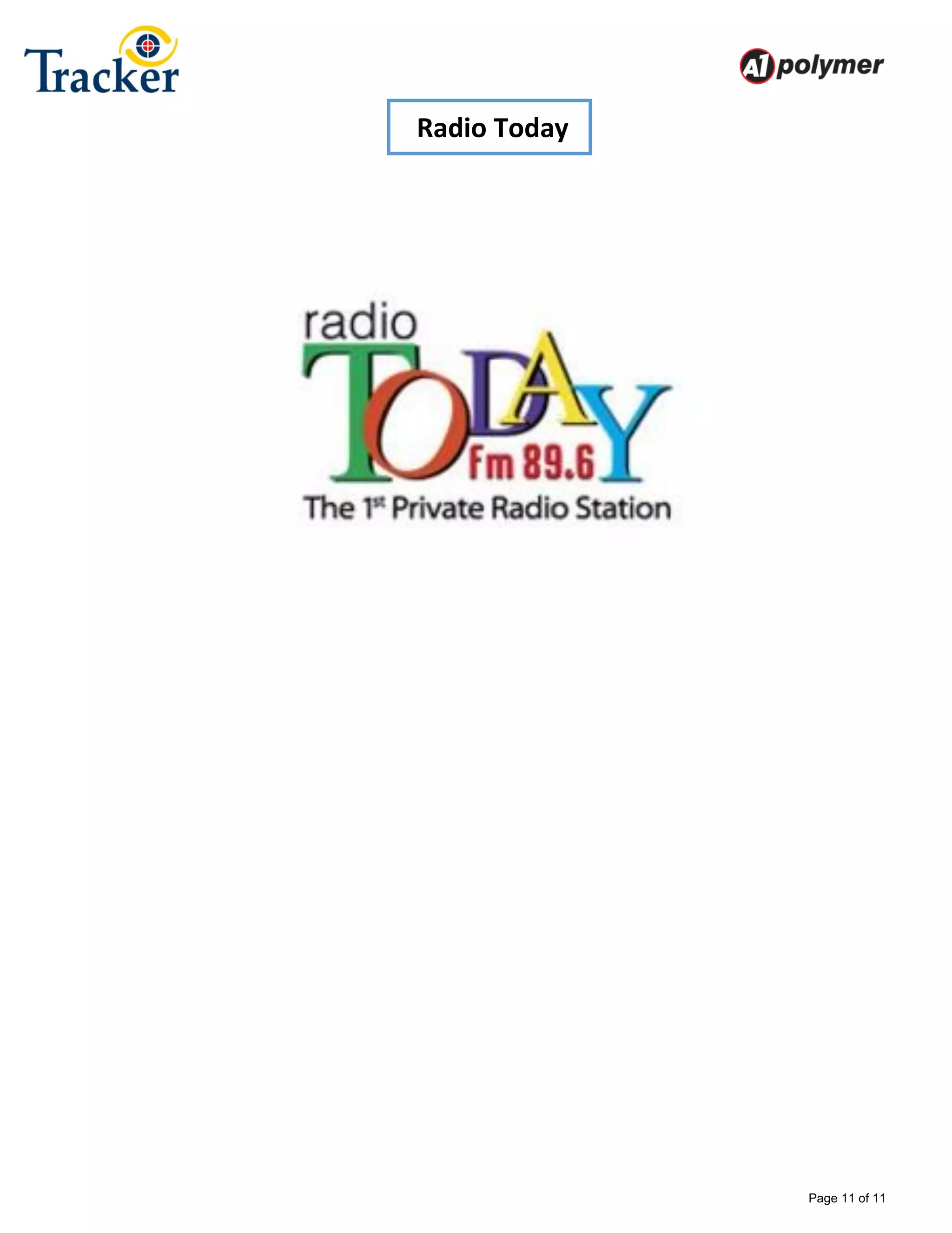 Page 11 of 11
Radio Today
 