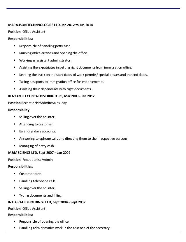 Running Errands Resume Examples Running Errands Resume Examples