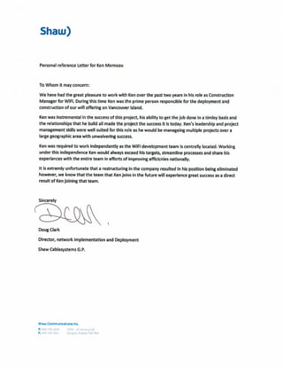 Director Reference Letter | PDF