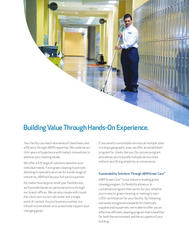 Janitorial Services Brochure