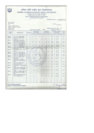 Bachelor`s Transcript | PDF