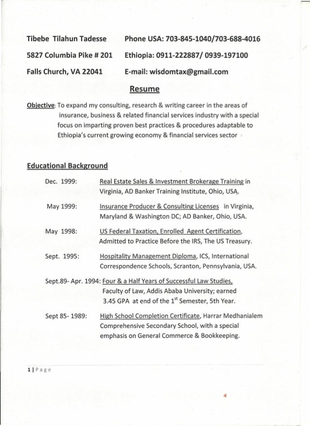 Enrolled Agent Cover Letter June 2021