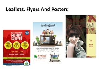 Leaflets, Flyers And Posters  