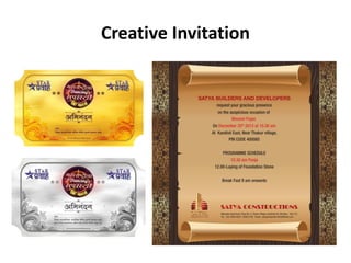 Creative Invitation  