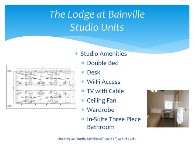 Bainville Lodge Slide Show Ppt