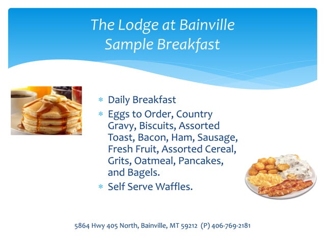 Bainville Lodge Slide Show Ppt