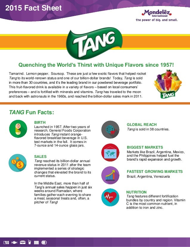 Tang Global Powdered Beverage Leader
