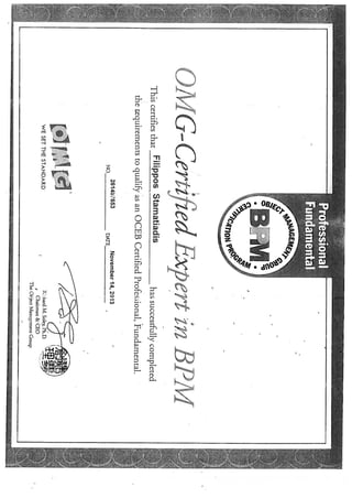 Certification SAP 2012