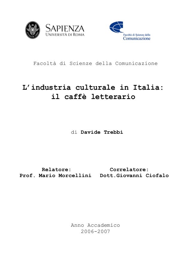 Tesi di incontri online