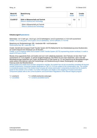 TUM_Grade_Report_Official_Transcript | PDF