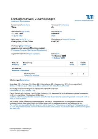 TUM_Grade_Report_Official_Transcript | PDF