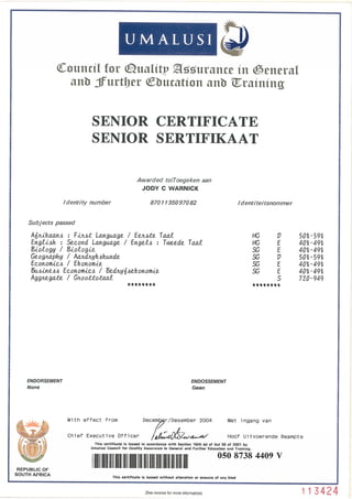 Jodi_certificates