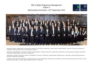 MMPM 7 Matriculation photo | PPTX